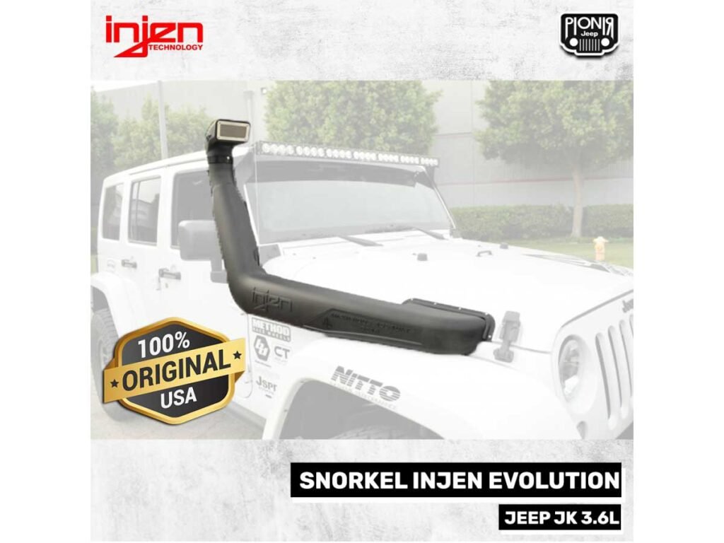 Snorkel mobil Jeep Injen Technology untuk Jeep JK 07-12, ready stock di Pionir Auto Garage