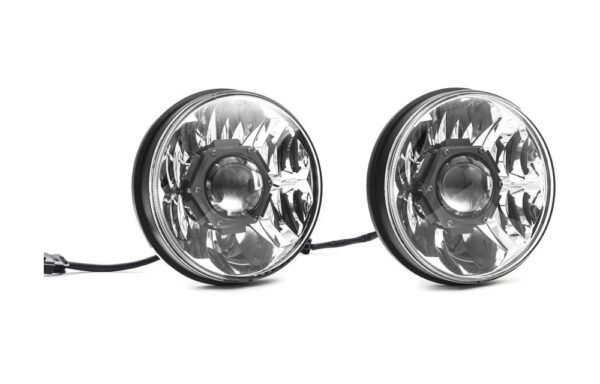 Lampu KC HiLiTES 7″ Gravity® LED Pro DOT Headlight – Driving Beam – Pair – Universal / 07- 18 Jeep JK