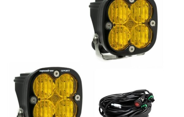 Lampu Baja Design Squadron Sport Black LED Auxiliary Light Pod Pair – Universal