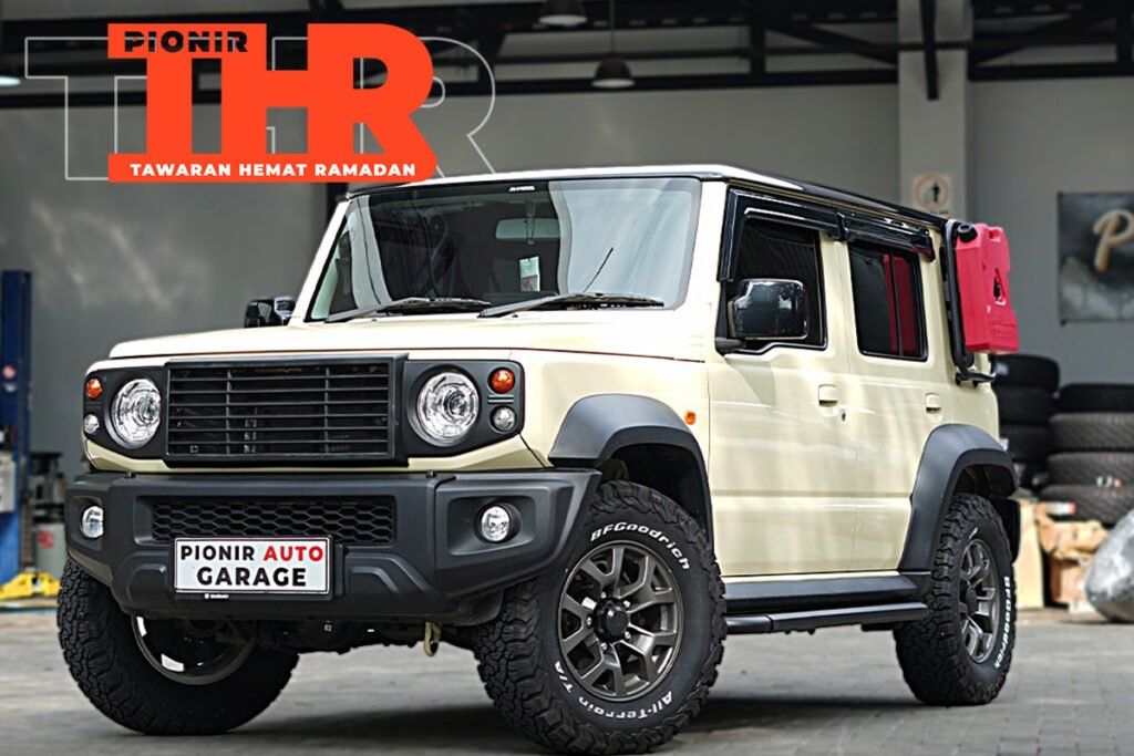 Promo diskon aksesoris Suzuki Jimny di Pionir Auto Garage selama Ramadhan. Hemat hingga jutaan rupiah! Berlaku hingga 31 Maret 2025.