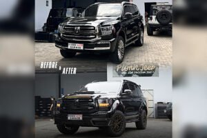 modifikasi GWM Tank 500 body kit hurricane velg Vossen di Pionir Auto Garage