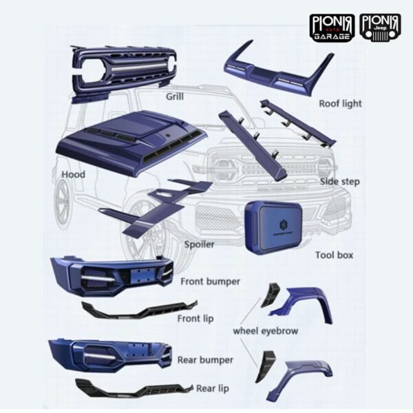 Body Kit GWM Tank 300 Shadow - Shadow Kit GWM Tank 300