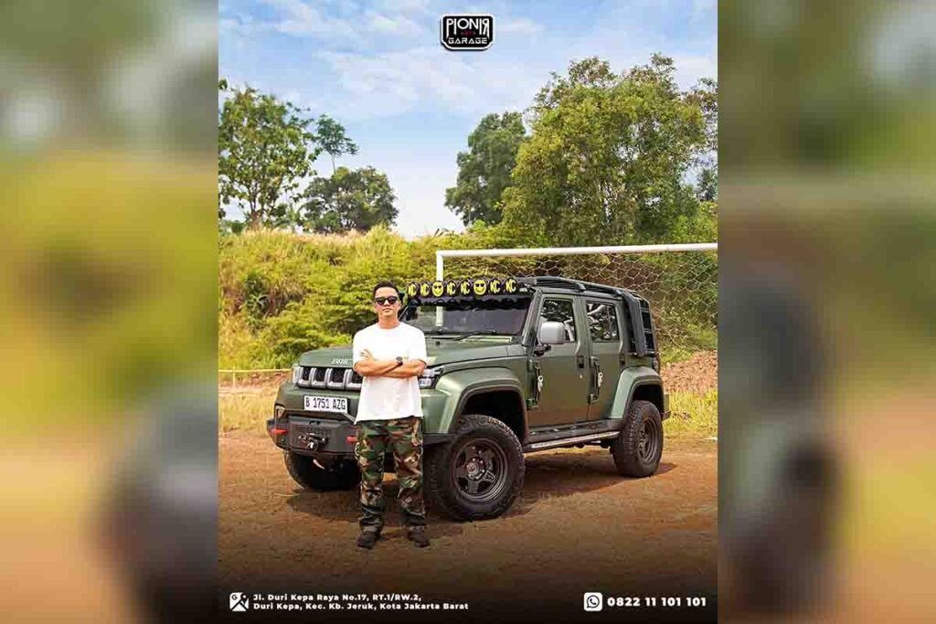 Arief Muhammad Modifikasi BAIC BJ40 di Pionir Auto Garage: Full Upgrade untuk Road Party Season 5