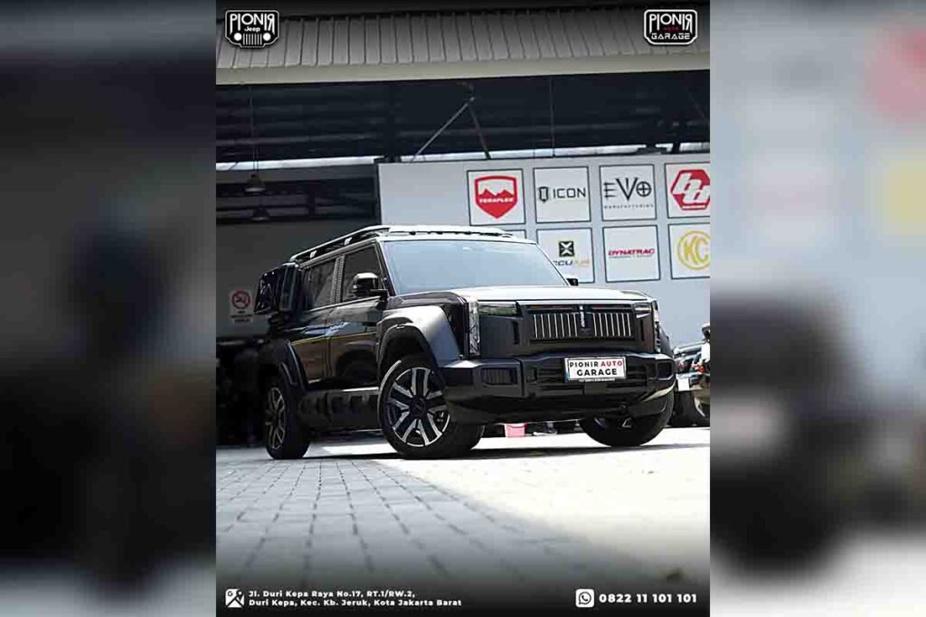 Modifikasi Chery J6 Body Kit Phantom di Pionir Auto Garage Jakarta