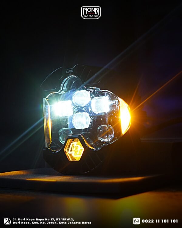 Baja Designs LP6 DOT – Headlamp 4x4 & Harley Legal On-Road - Gambar 4