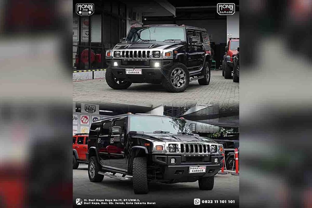 Modifikasi Hummer H2 Upgrade Fog Lamp Baja Designs XL Sport