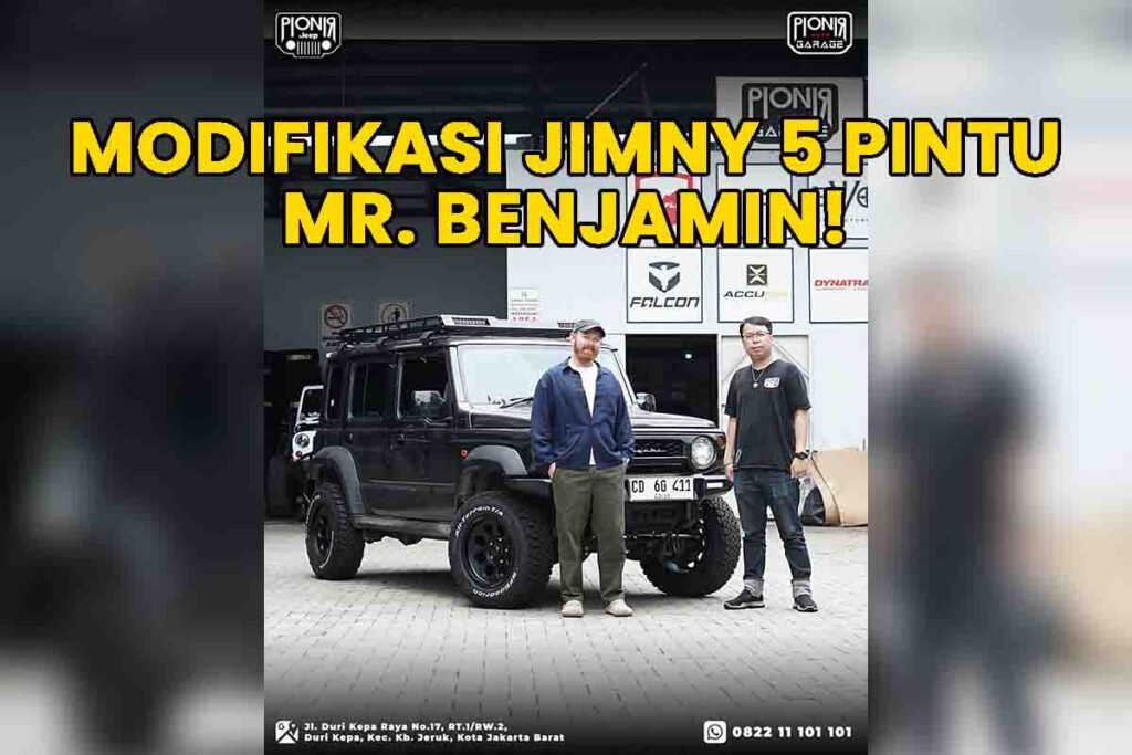 Modifikasi Suzuki Jimny 5 Pintu Milik Mr. Benjamin di Pionir Auto Garage Jakarta Barat