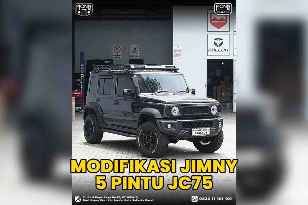 Modifikasi Suzuki Jimny JC75 5 Pintu di Pionir Auto Garage