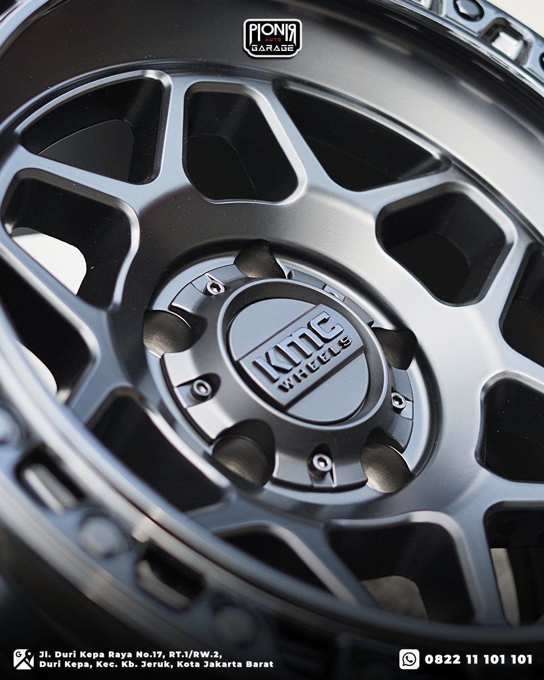 Velg KMC KM553 Torx – Matte Black – Ring 17 PCD 5x127 | Velg Jeep - Gambar 3