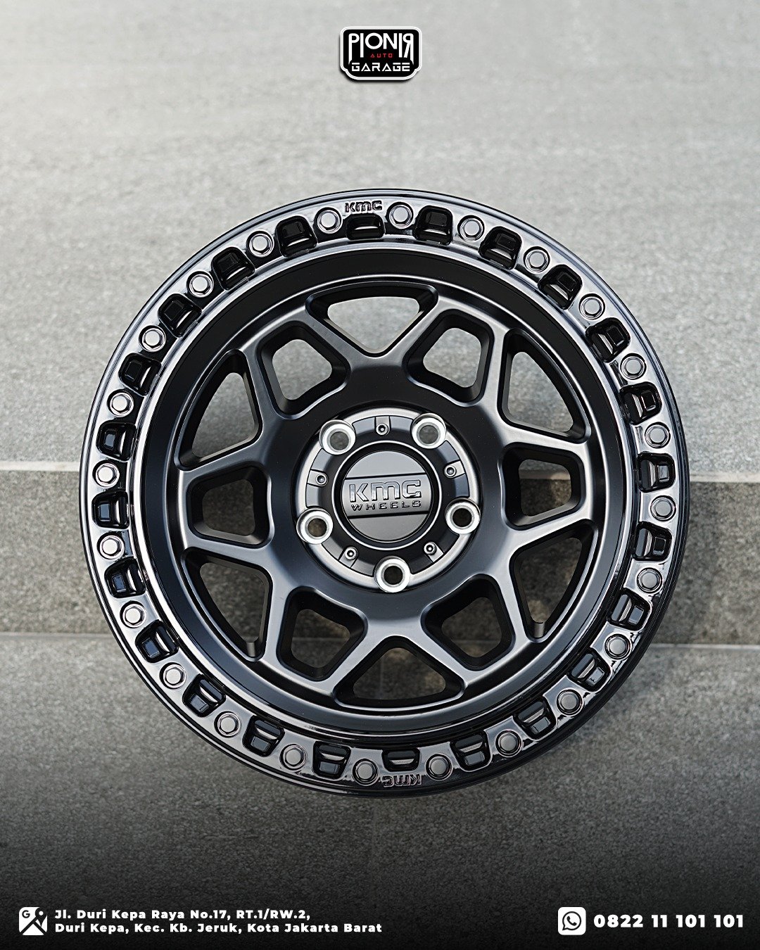 Velg KMC KM553 Torx – Matte Black – Ring 17 PCD 5x127 | Velg Jeep - Gambar 5