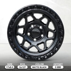 Velg KMC KM553 Torx – Matte Black – Ring 17 PCD 5x127 | Velg Jeep