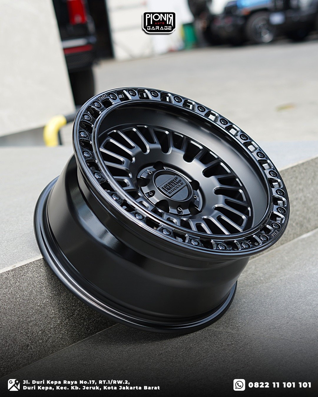 Velg KMC KM554 Aztec – Matte Black – Ring 17 PCD 5x127 | Velg Jeep - Gambar 2