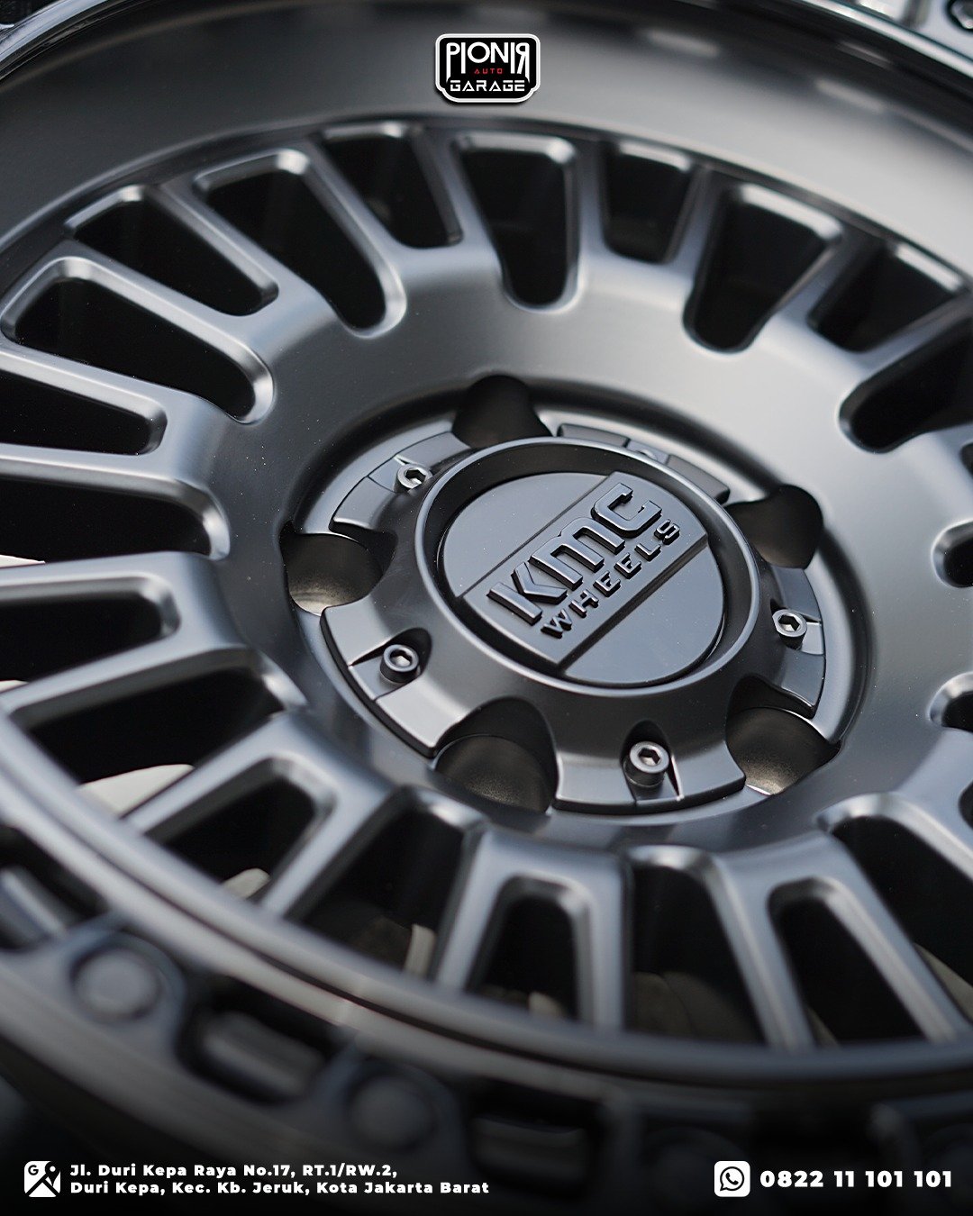 Velg KMC KM554 Aztec – Matte Black – Ring 17 PCD 5x127 | Velg Jeep - Gambar 3