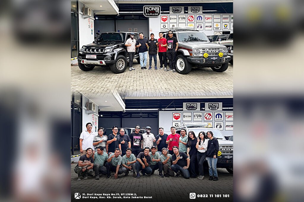 om mobi dan gofar hilman di pionir auto garage