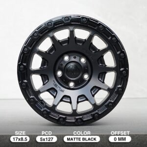 Velg Fuel FC884 Fortress – Matte Black – Ring 17 PCD 5x127 | Velg Jeep