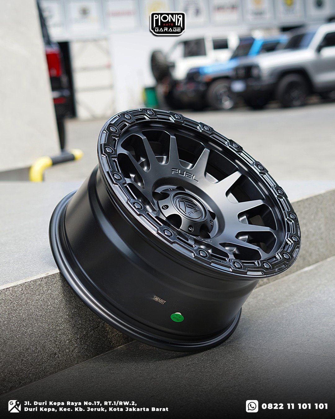 Velg Fuel FC884 Fortress – Matte Black – Ring 17 PCD 5x127 | Velg Jeep - Gambar 7
