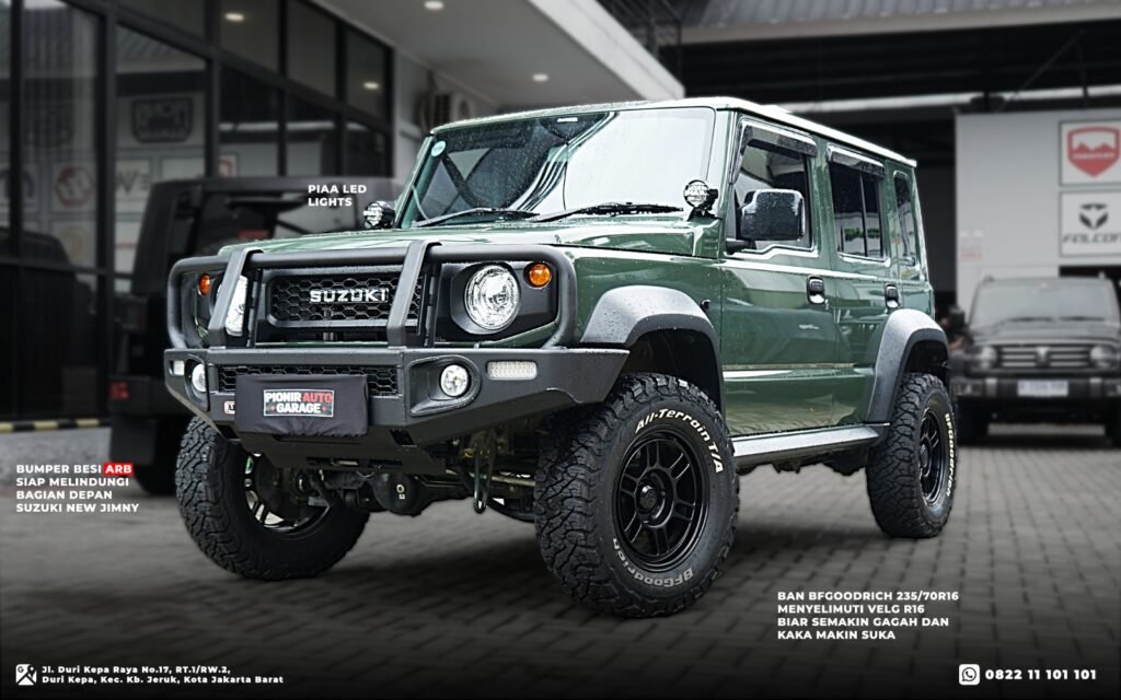 Modifikasi Jimny 5 pintu di Pionir Auto Garage