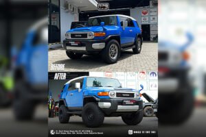 Modifikasi Toyota FJ Cruiser Lift Kit ICON di Pionir Auto Garage