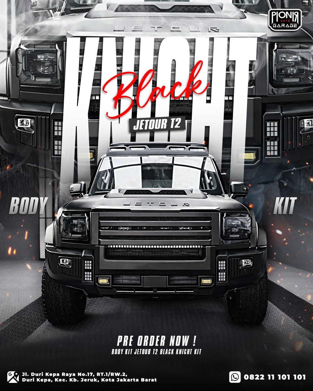 MODIFIKASI JETOUR T2 BODY KIT JETOUR T2 BLACK KNIGHT (3)