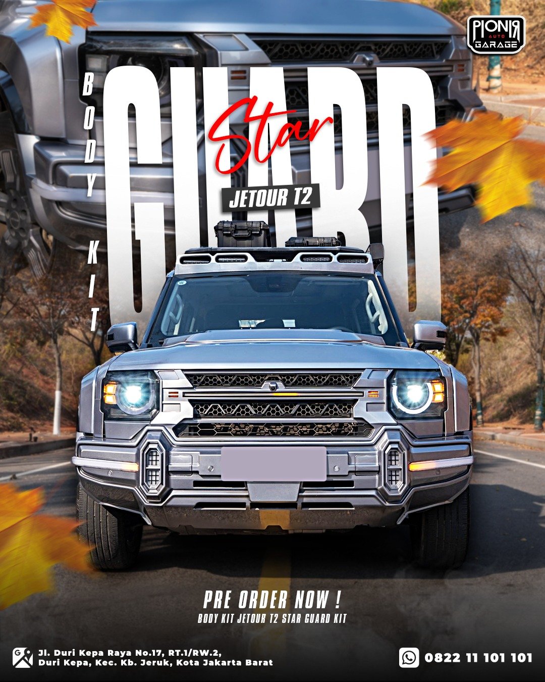 MODIFIKASI JETOUR T2 BODY KIT JETOUR T2 STAR GUARD (5)