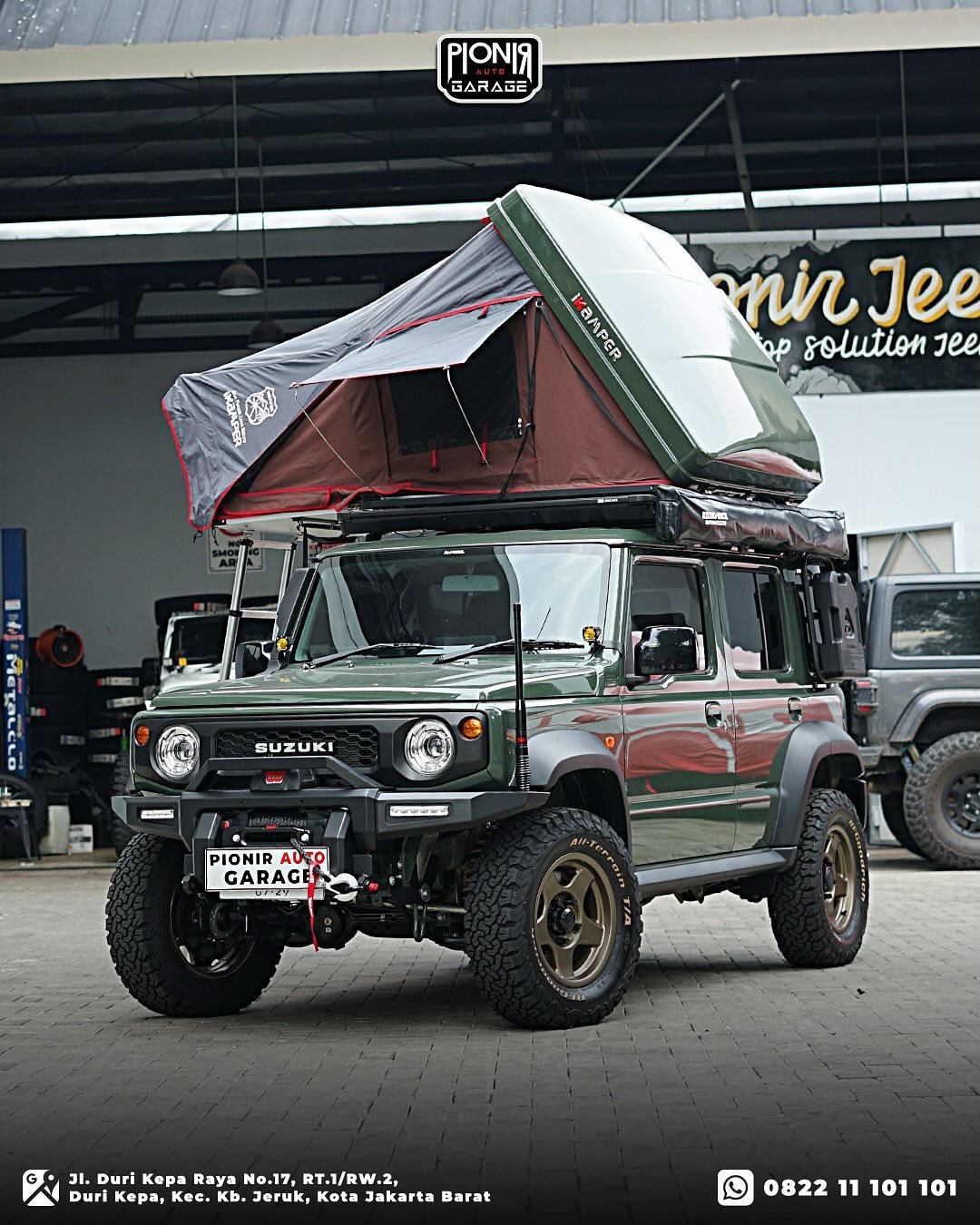 MODIFIKASI JIMNY OVERLAND CAMPING BY PIONIR AUTO GARAGE