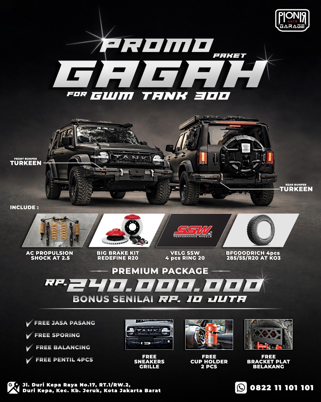 Promo Gagah Modifikasi GWM Tank 300