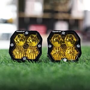 Baja Designs Squadron 2.0 Sport LED Light Pod Pair 3.200 Lumens – Lampu Tambahan Offroad Universal dengan RGB Backlight