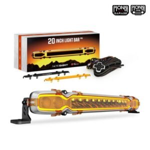 Novsight Halo Pro 20 Inch LED Light Bar Dynamic DRL – Lampu Offroad 22.500 Lumens untuk Mobil & Motor Overland