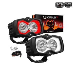 Novsight Halo SE 4.5 Inch LED Pod DRL Merah Putih Offroad
