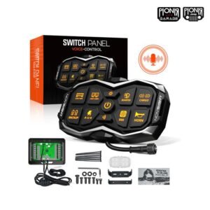 Switch Panel Novsight 8 Channel Voice Control Universal | Halo Series 8 Gang