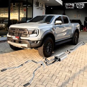Knalpot Borla Mid Section Tail Pipe Black Chrome Ford Ranger Raptor 2024+ Original USA