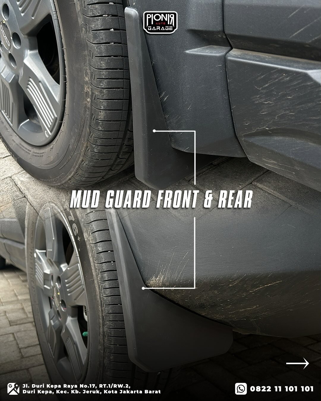 Mud Guard Front Rear Duplication