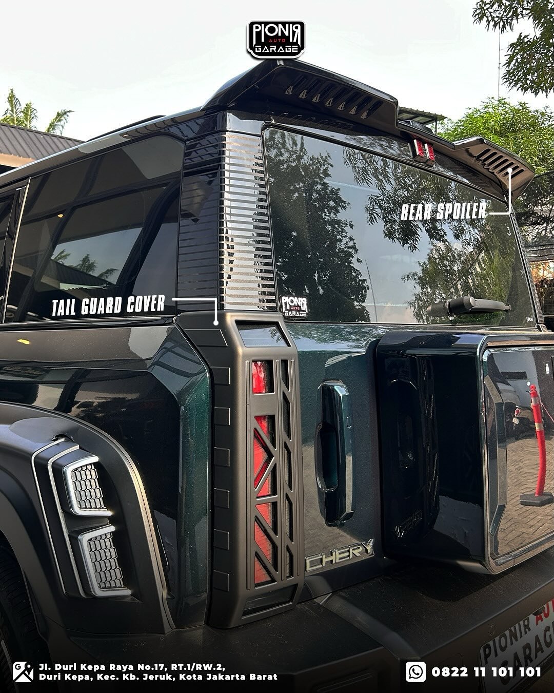 Tail Guard Cover & Rear Spoiler