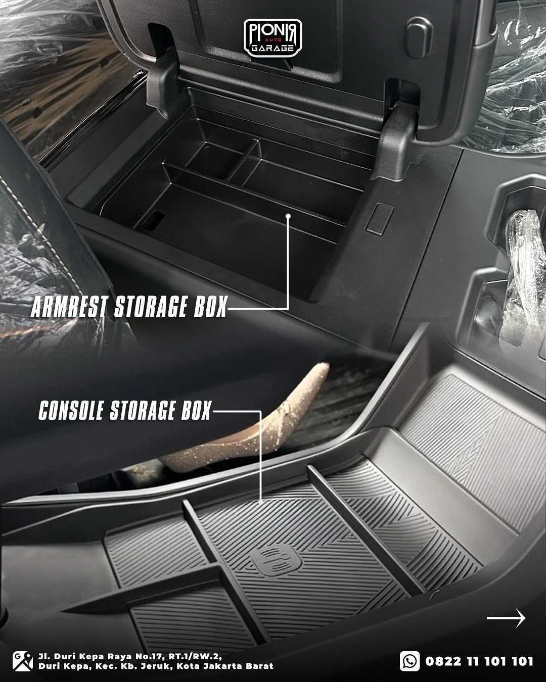 Armrest Storage Box & Console Storage Box