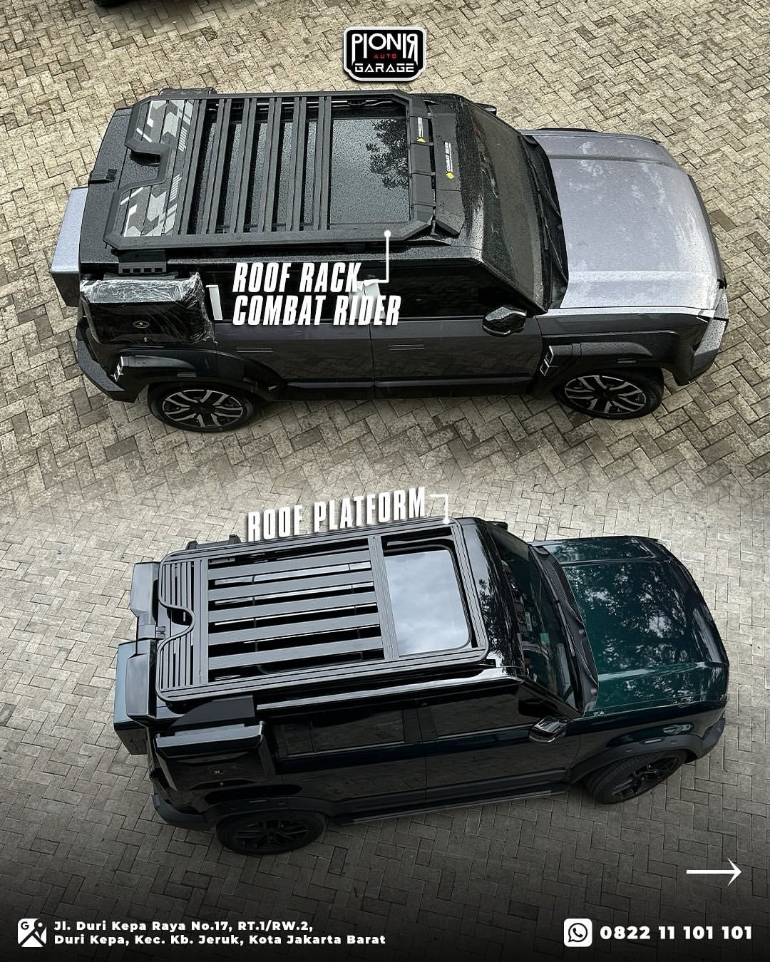 Roof Rack Combat Rider & Roof Platform