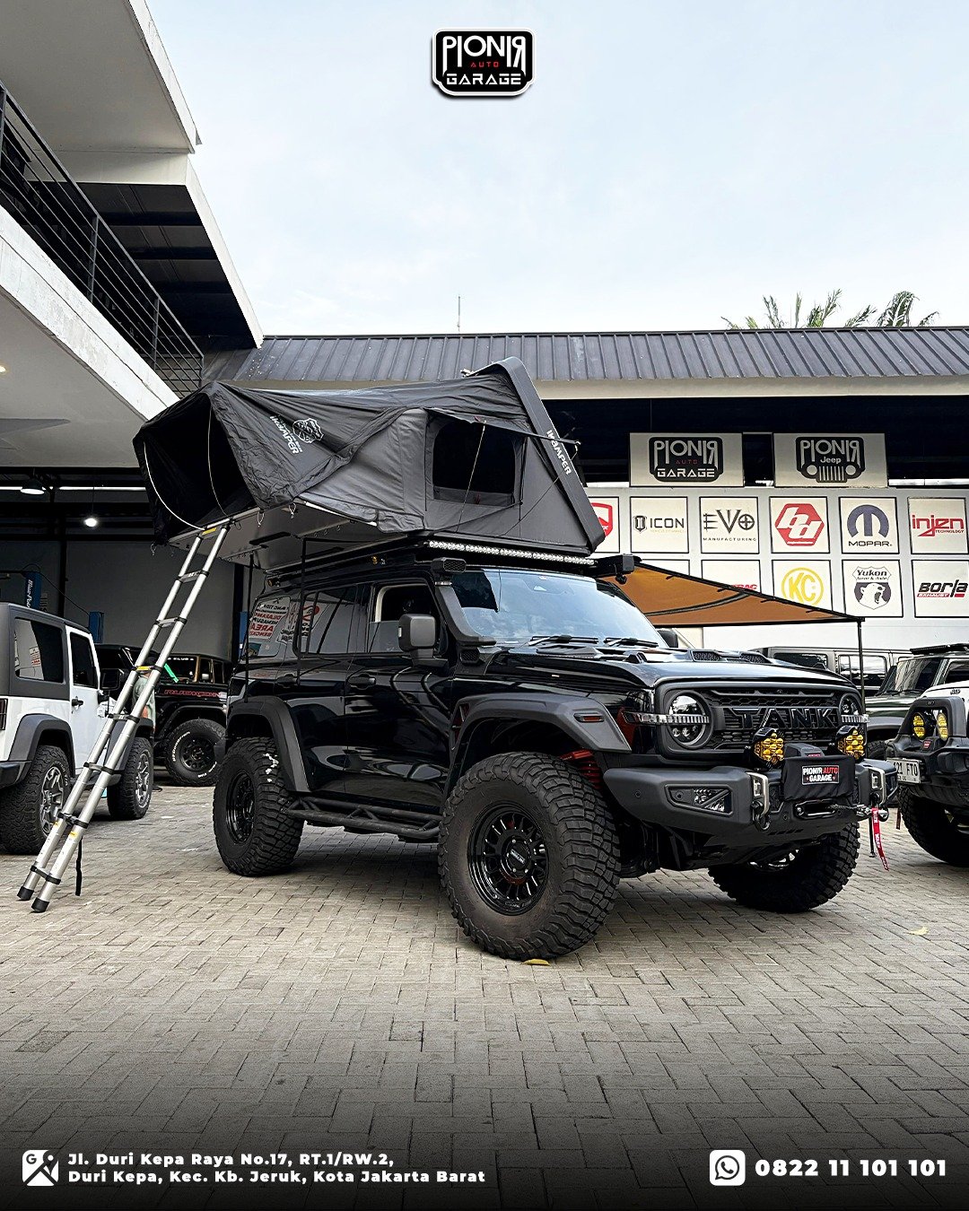 Modifikasi GWM Tank 300 Topfire Dark Look