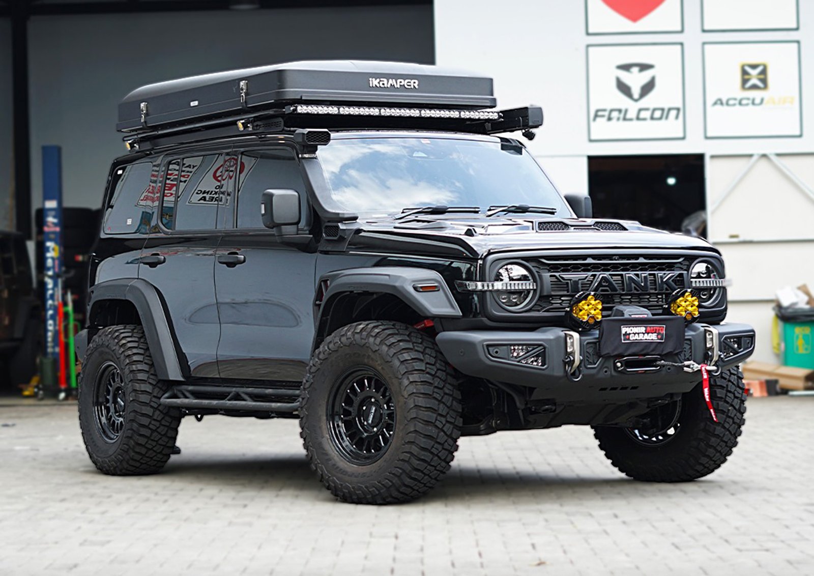 Modifikasi GWM Tank 300 Top Fire Darkest Overland Camping
