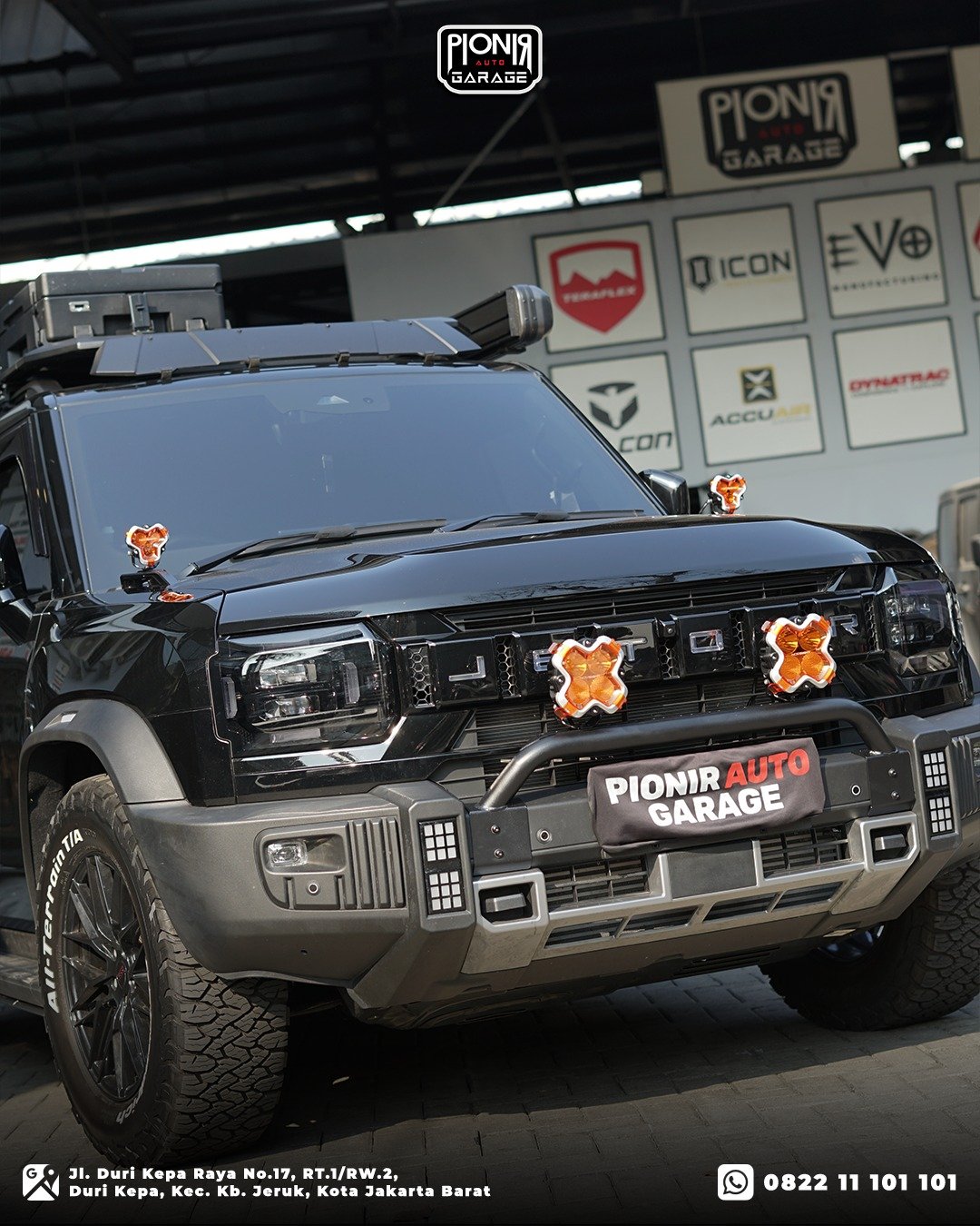 Jetour T2 Tinjauan Depan