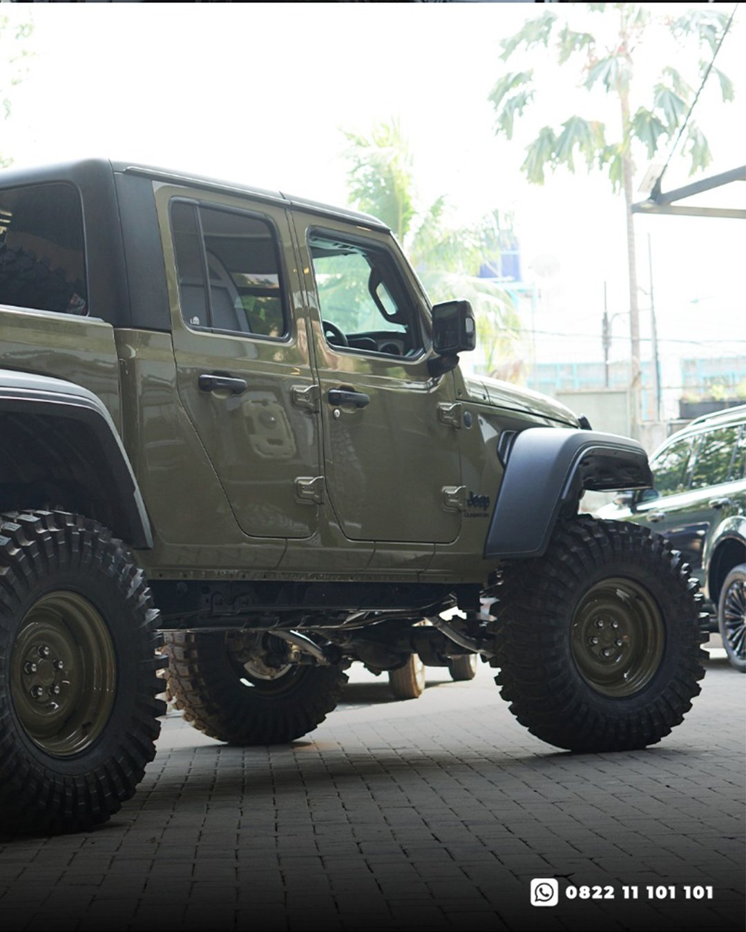 Velg Kaleng dan Ban Maxxis Trepador 37 Inci Detail