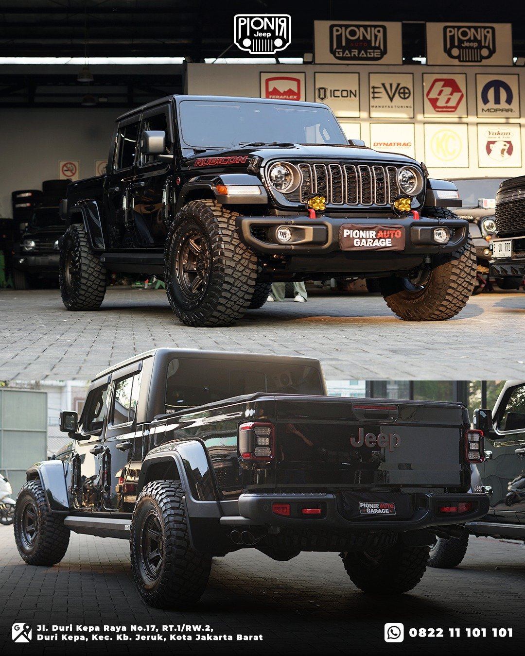 Jeep Gladiator Sudut Depan