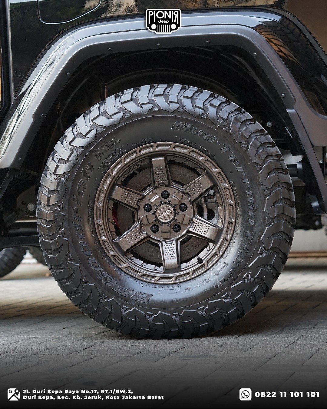 Jeep Gladiator Sektor Kaki-Kaki