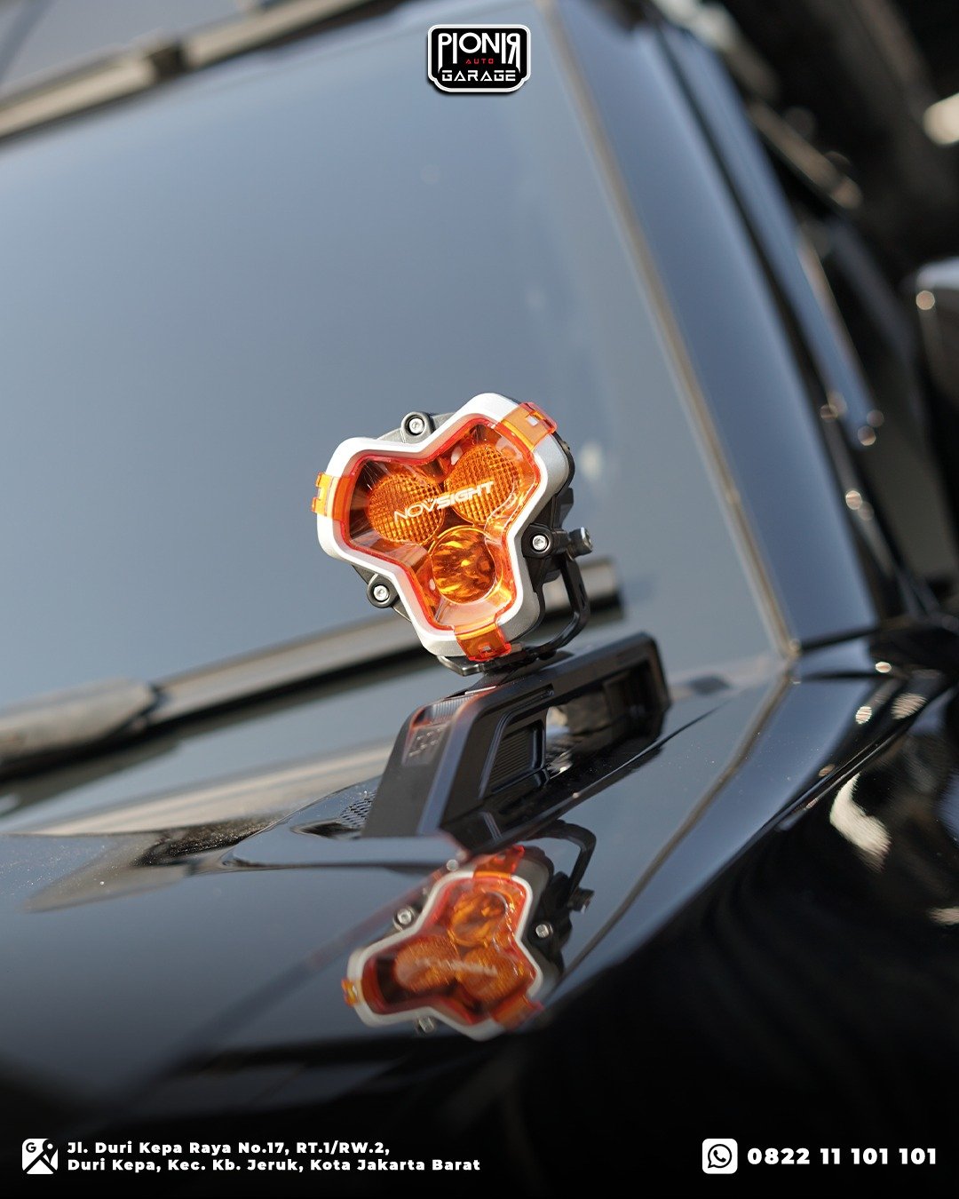 Jetour T2 Lampu Novsight Pillar A