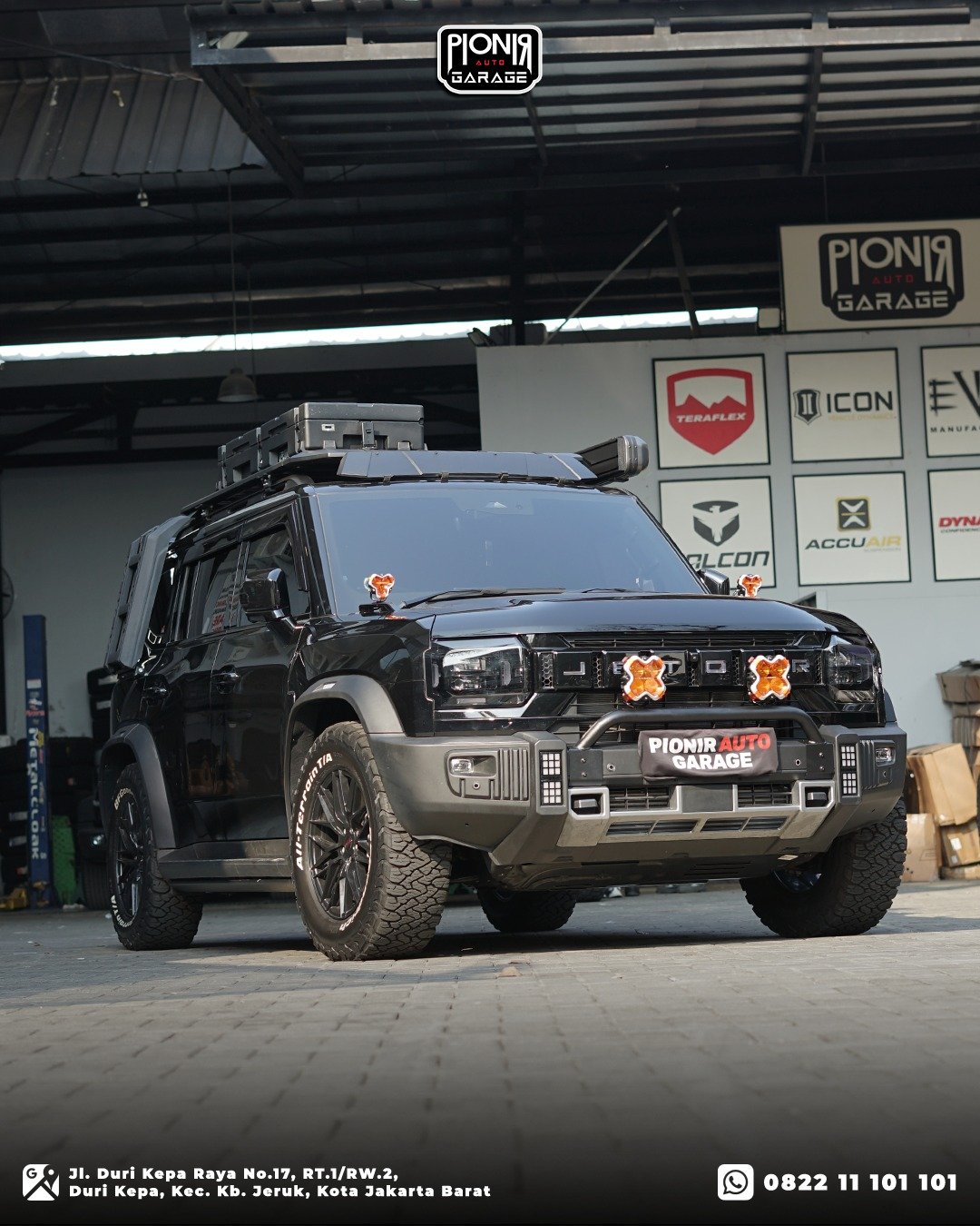 Jetour T2 Roof Box dan Side Awning