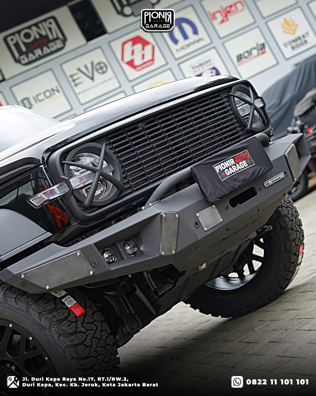 Modifikasi Topfire Bumper dan Grille GWM Tank 300