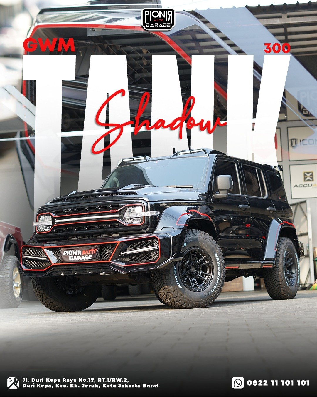 Cover Galeri GWM Tank 300 Body Kit Shadow