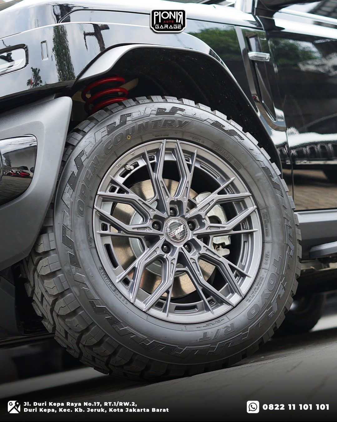 Detail kaki-kaki iCAR V23 Matte Graphite
